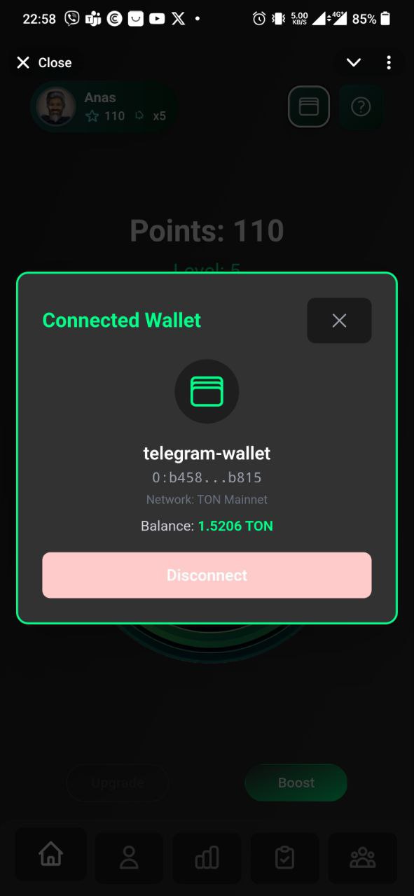 TON Wallet Integration